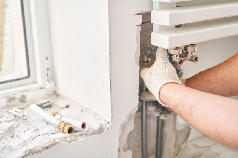 Wall Heating Installation